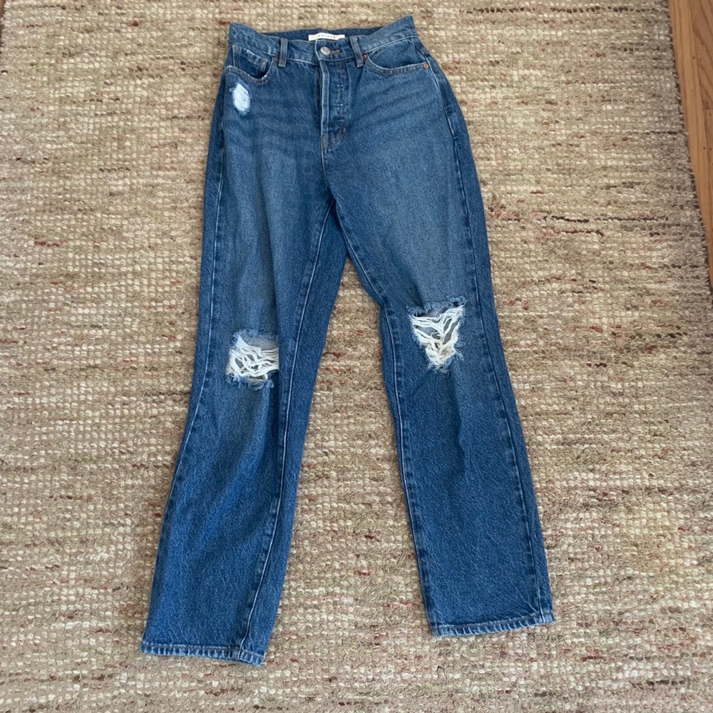 Distressed Pacsun High Rise Straight Jean